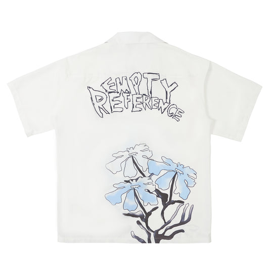 Playera Holgada Unisex Estampado Flores con Líneas - Diseño Trendy para Parejas - Image 10