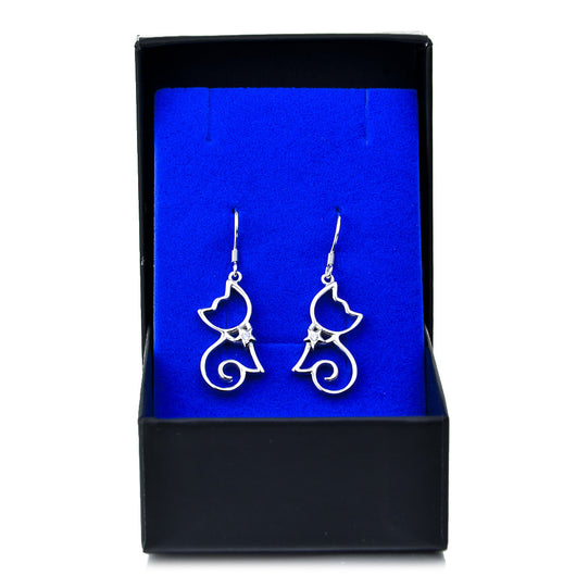 Dije Gato Hueco Plateado para Mujer - Image 12