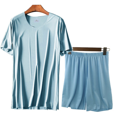 Conjunto de Pijama Casual para Hombre - Camiseta Cuello Redondo - Image 10
