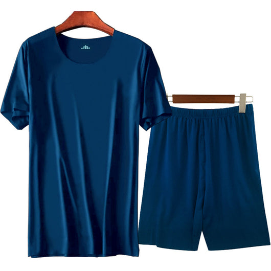 Conjunto de Pijama Casual para Hombre - Camiseta Cuello Redondo - Image 3