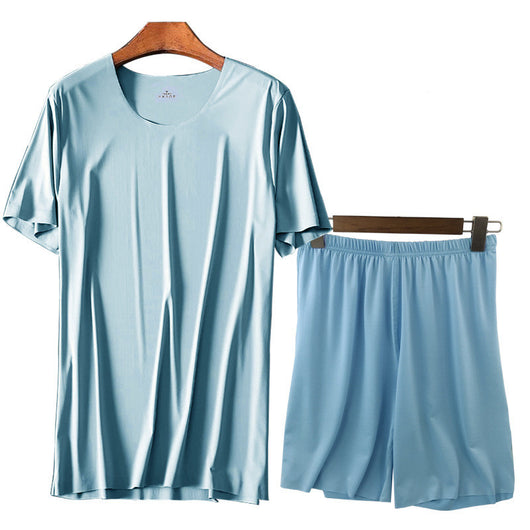 Conjunto de Pijama Casual para Hombre - Camiseta Cuello Redondo - Image 5