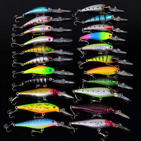 Set de 22 Cebos Minoruya - 3 Tipos y 22 Colores para Pesca Profesional