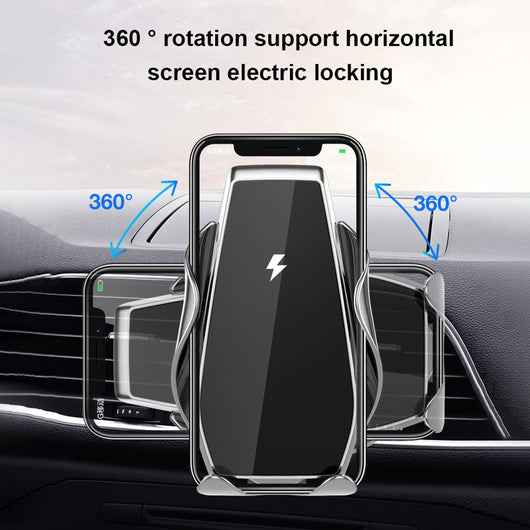 Cargador Inalámbrico para Auto con Sensor Infrarrojo 15W - Compatible Universal - Image 10