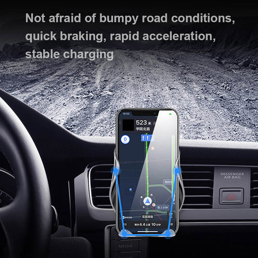 Cargador Inalámbrico para Auto con Sensor Infrarrojo 15W - Compatible Universal - Image 6