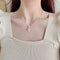 Europe And The United States Niche Design Double Necklaces Retro Pearl Clavicle Chain Net Rojo Fashion Fishtail Pendant Necklace Women A fishtail Necklace h747