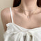 Europe And The United States Niche Design Double Necklaces Retro Pearl Clavicle Chain Net Rojo Fashion Fishtail Pendant Necklace Women A double Necklace h1329