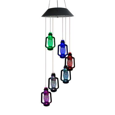 Lámpara Solar con Móvil Luminoso LED y Sonido del Viento - Image 9