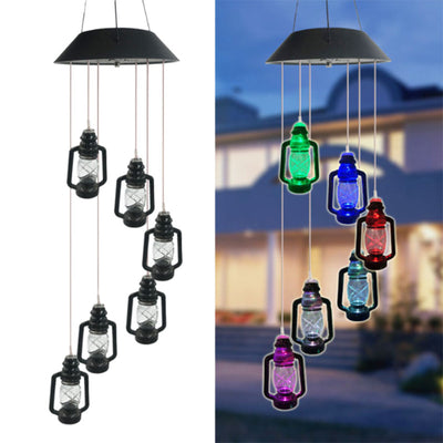 Lámpara Solar con Móvil Luminoso LED y Sonido del Viento - Image 7