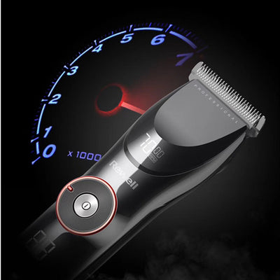 Cortadora Eléctrica Profesional Riwei Recargable para Barbería y Hogar - Image 8