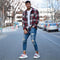 Jeans con Rotos en las Rodillas Ajuste Slim