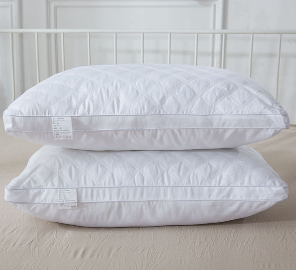 Almohada de Algodón Blanco Tridimensional Línea Premium