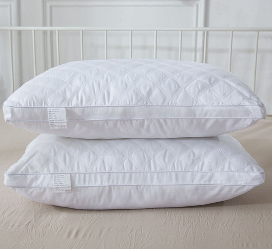 Almohada de Algodón Blanco Tridimensional Línea Premium