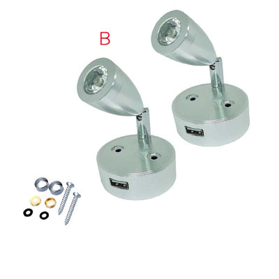 Luz de Lectura para Autocaravana con Control Táctil, Atenuador y Carga USB - Image 9