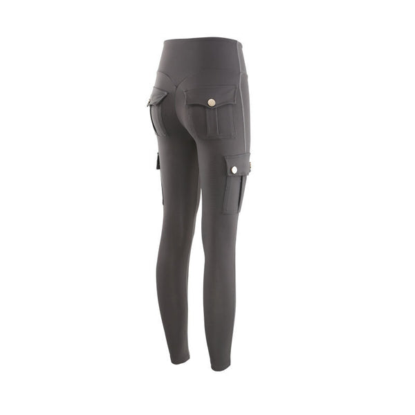 Pantalones Deportivos Cintura Alta Secado Rápido con Levantacaderas