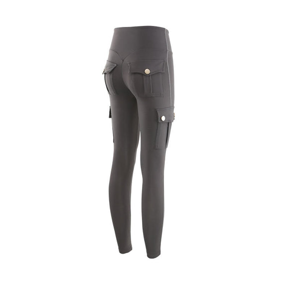 Pantalones Deportivos Cintura Alta Secado Rápido con Levantacaderas