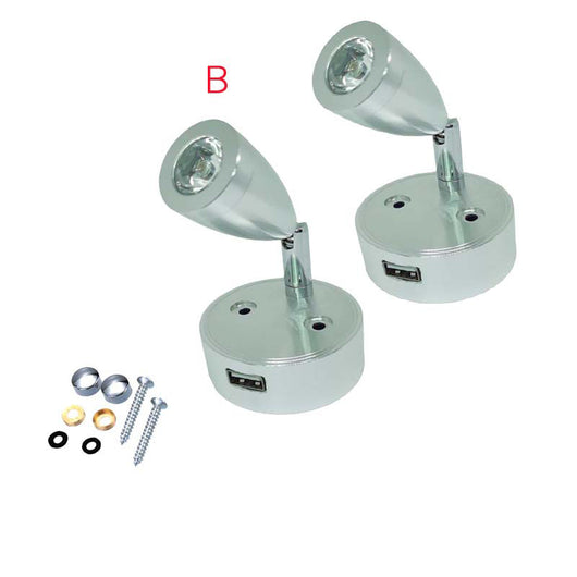 Luz de Lectura para Autocaravana con Control Táctil, Atenuador y Carga USB - Image 5
