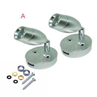 Luz de Lectura para Autocaravana con Control Táctil, Atenuador y Carga USB - Image 4