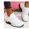 Zapatos Deportivos Tejidos de Punto Elástico para Mujer - Talla Grande