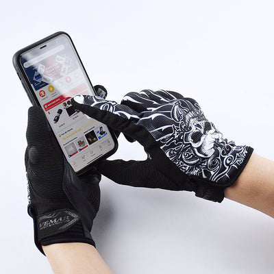 Guantes de Moto Transpirables con Malla - Protección y Comodidad para Viajes Largos - Image 4