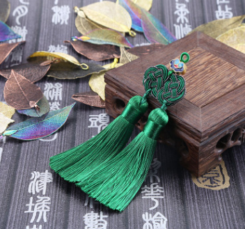 Dije Doble Nudo con Borlas - Joya de Abundancia y Protección - Image 19