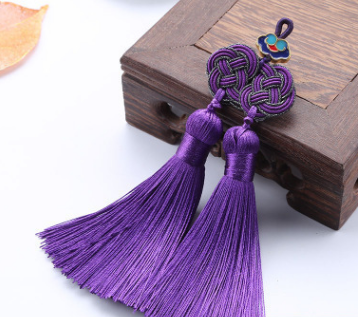 Dije Doble Nudo con Borlas - Joya de Abundancia y Protección - Image 24
