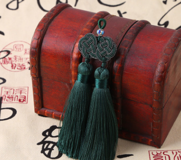 Dije Doble Nudo con Borlas - Joya de Abundancia y Protección - Image 11