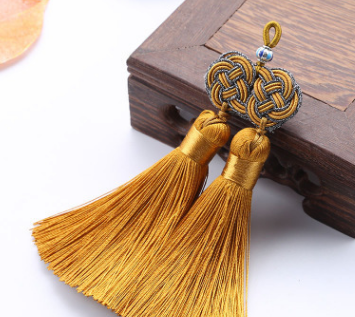 Dije Doble Nudo con Borlas - Joya de Abundancia y Protección - Image 12