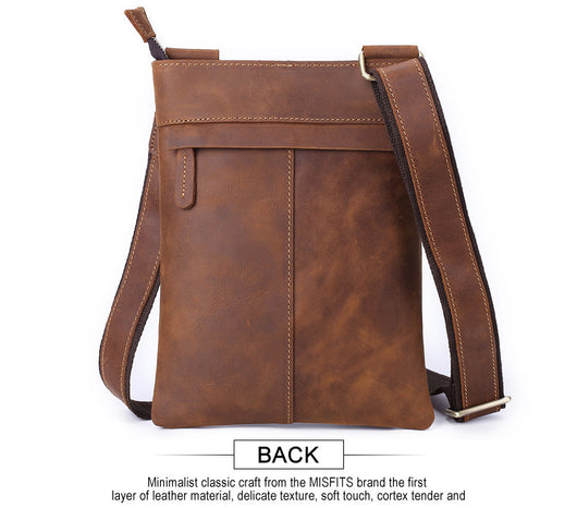 Bolsa Messenger de Cuero para Hombre - Estilo Coreano Multifuncional - Image 14