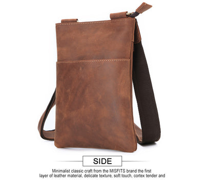 Bolsa Messenger de Cuero para Hombre - Estilo Coreano Multifuncional - Image 5