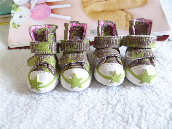 Zapatos Vaqueros para Perros - Botas Transpirables Primavera Verano para Mascotas Pequeñas