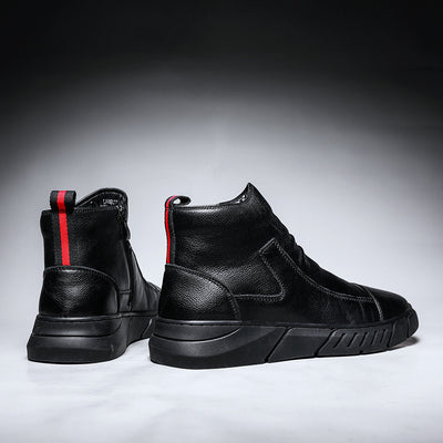 Botas Martin Impermeables Estilo Británico - Zapatos Tácticos Antideslizantes para Hombre - Image 5