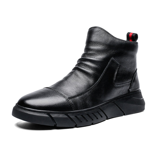 Botas Martin Impermeables Estilo Británico - Zapatos Tácticos Antideslizantes para Hombre