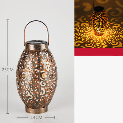 Lámpara Solar Decorativa para Jardín Exterior - Diseño Calado Impermeable - Image 11