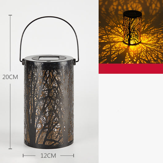 Lámpara Solar Decorativa para Jardín Exterior - Diseño Calado Impermeable - Image 9