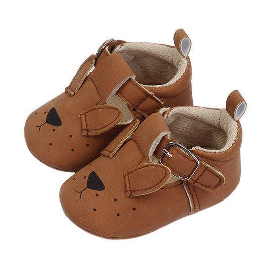 Zapatos Suaves para Bebé y Niño Pequeño con Diseño Animal Retro en Cuero Nobuk - Image 30