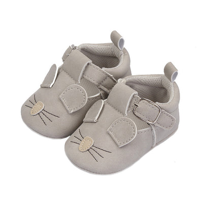 Zapatos Suaves para Bebé y Niño Pequeño con Diseño Animal Retro en Cuero Nobuk - Image 29