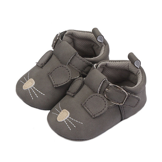 Zapatos Suaves para Bebé y Niño Pequeño con Diseño Animal Retro en Cuero Nobuk - Image 28