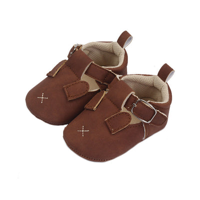 Zapatos Suaves para Bebé y Niño Pequeño con Diseño Animal Retro en Cuero Nobuk - Image 14