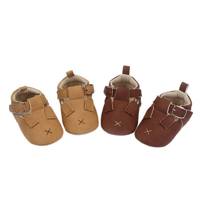 Zapatos Suaves para Bebé y Niño Pequeño con Diseño Animal Retro en Cuero Nobuk - Image 13