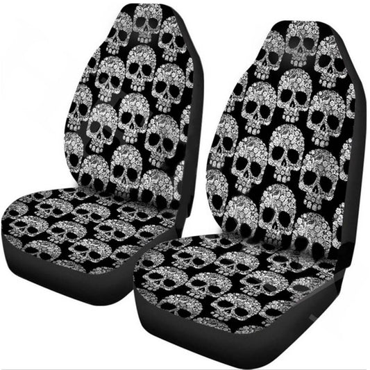 Funda Universal para Asiento de Auto con Diseño Calavera Clásico - Image 2