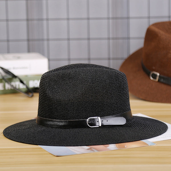 Sombrero de Paja para Hombres Adultos - Protección Solar Ideal para Otoño