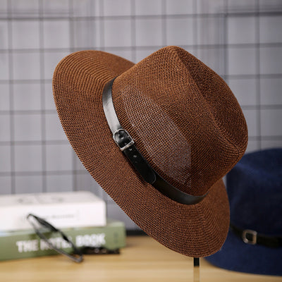 Sombrero de Paja para Hombres Adultos - Protección Solar Ideal para Otoño - Image 6