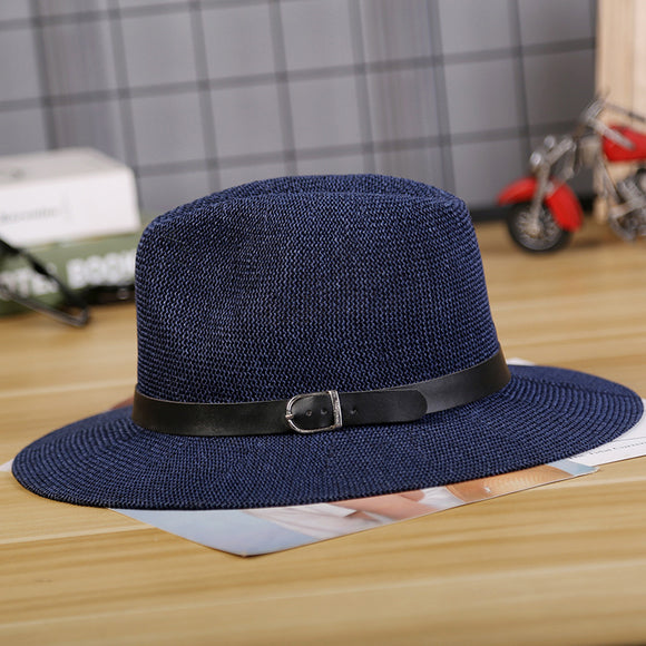 Sombrero de Paja para Hombres Adultos - Protección Solar Ideal para Otoño