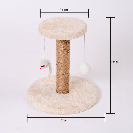 Rascador Vertical para Gatos con Torre de Juego y Nido - Image 9