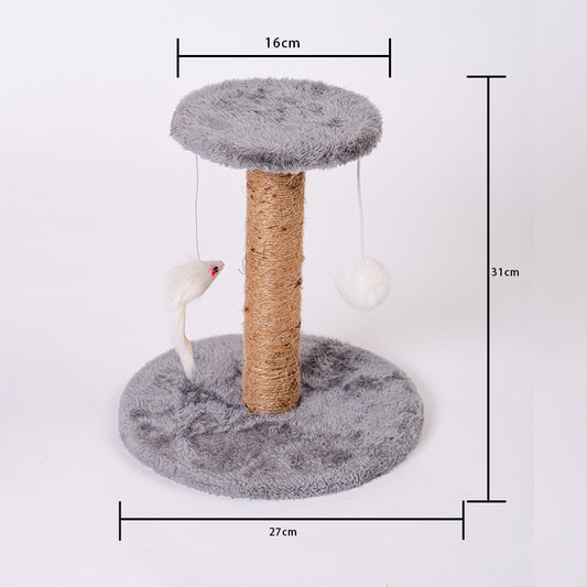 Rascador Vertical para Gatos con Torre de Juego y Nido