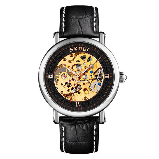 Reloj Automático Esqueleto con Movimiento Mecánico Resistente al Agua - Image 3