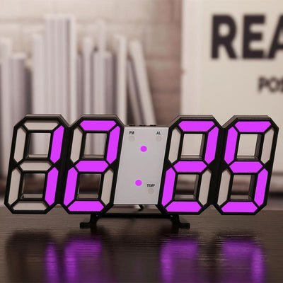 Reloj de Pared 3D Digital Silencioso con Alarma - Image 16
