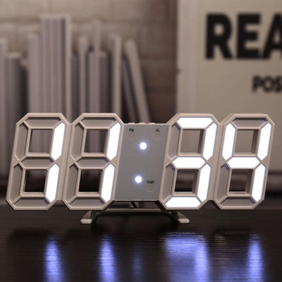 Reloj de Pared 3D Digital Silencioso con Alarma - Image 13
