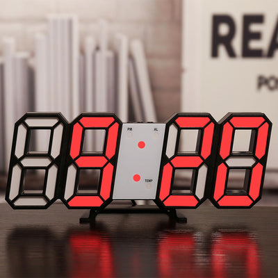 Reloj de Pared 3D Digital Silencioso con Alarma - Image 24