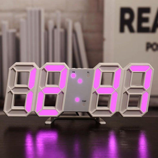 Reloj de Pared 3D Digital Silencioso con Alarma - Image 6